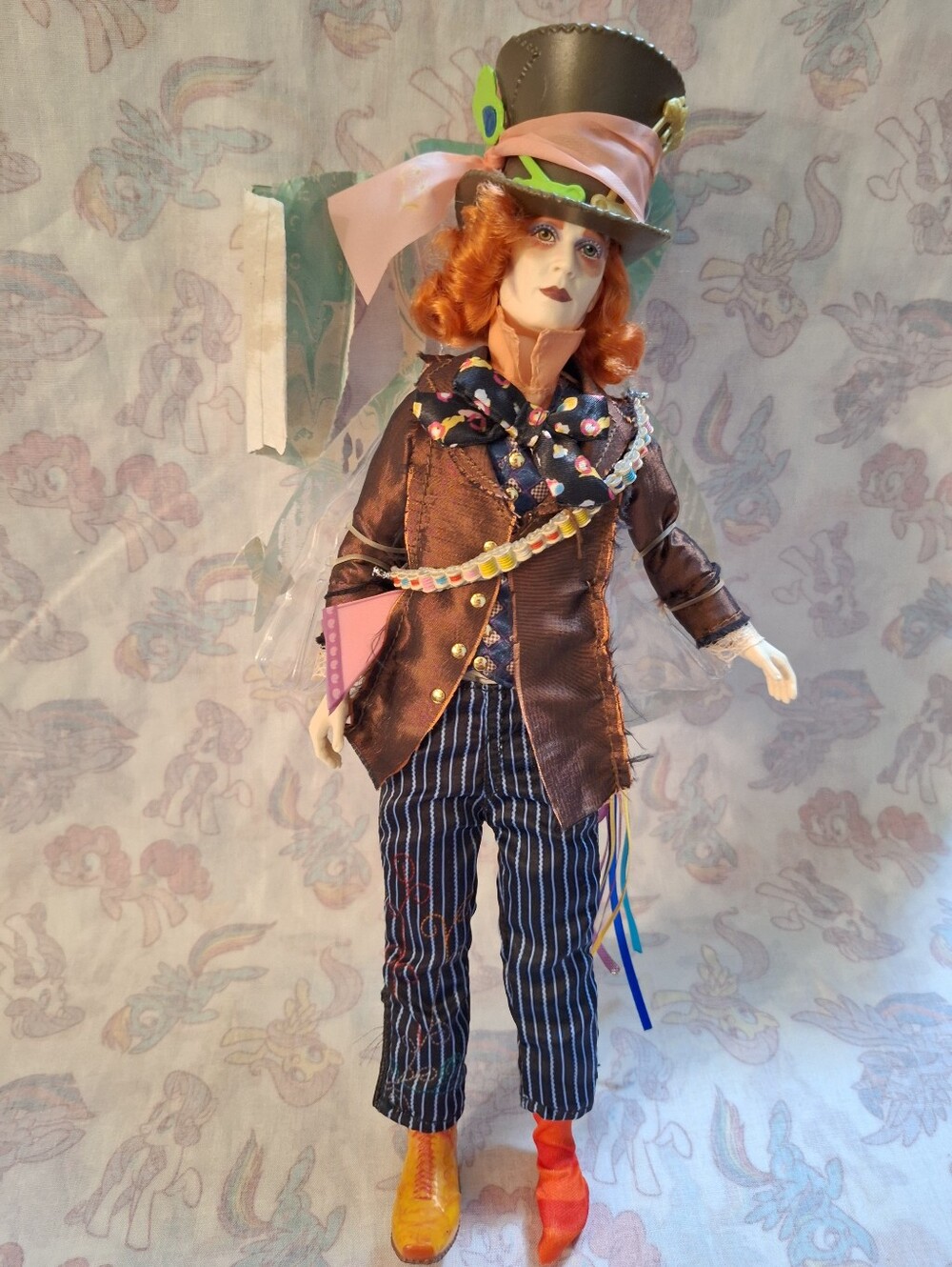 NWOB Disney Alice Through the Looking Glass Mad Hatter Collector Doll